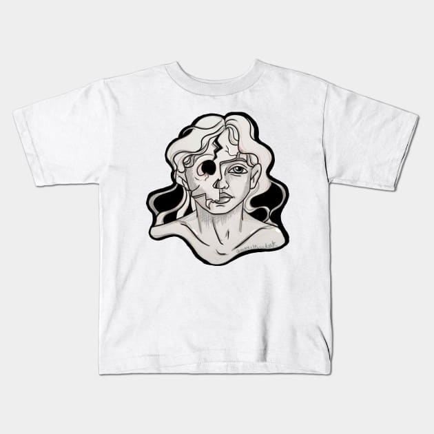 Mask Kids T-Shirt by Anacraftsandarts